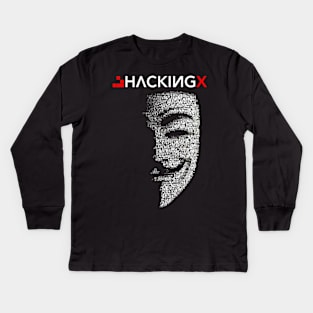 HackingX Official Art Kids Long Sleeve T-Shirt